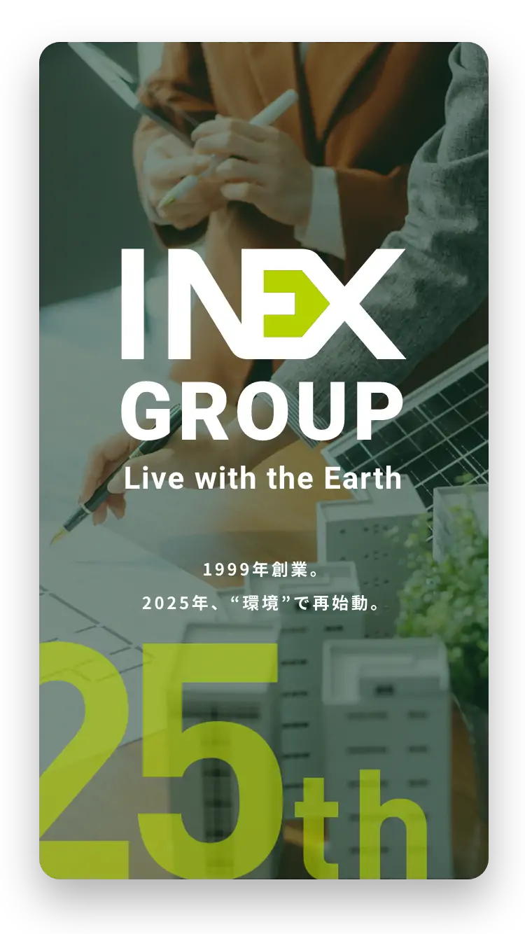 INEX GROUP Live with the Earch 25th